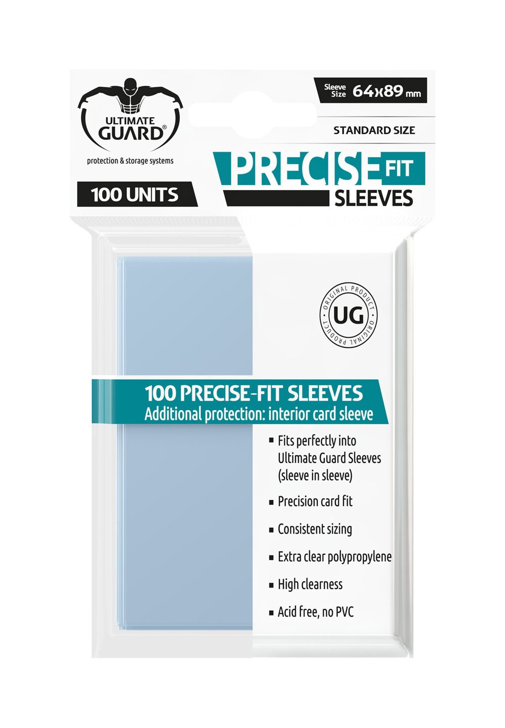100 sous-pochettes Precise-Fit (64 x 89 mm)
