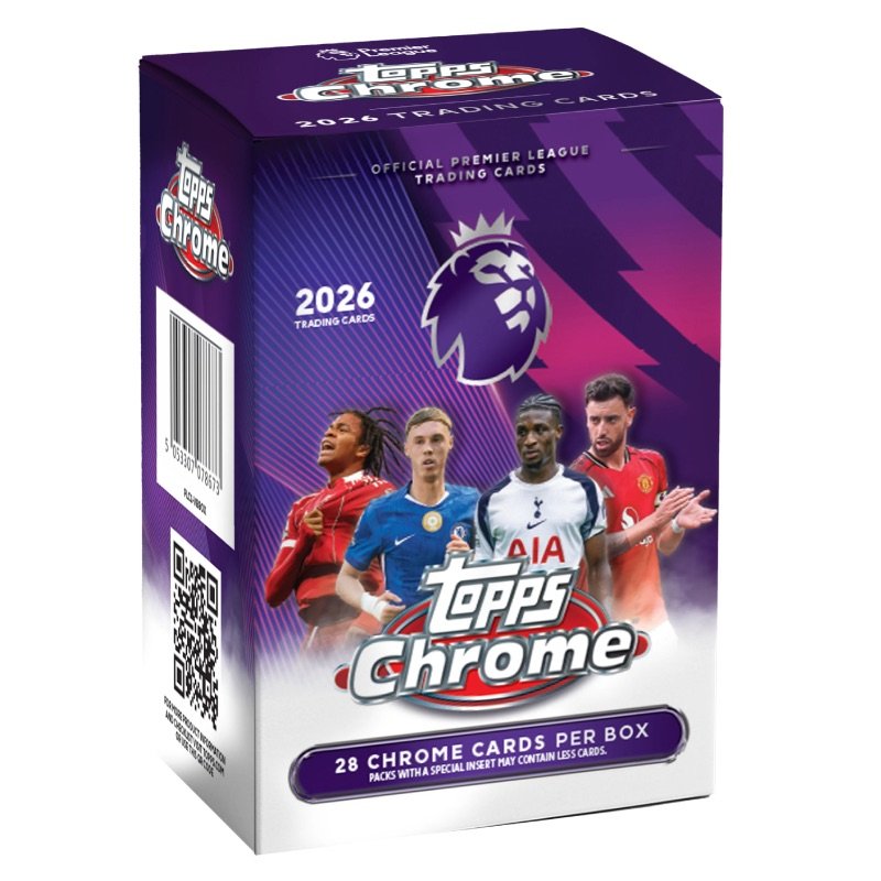 2026 Topps Chrome Premier League Value Box - Topps