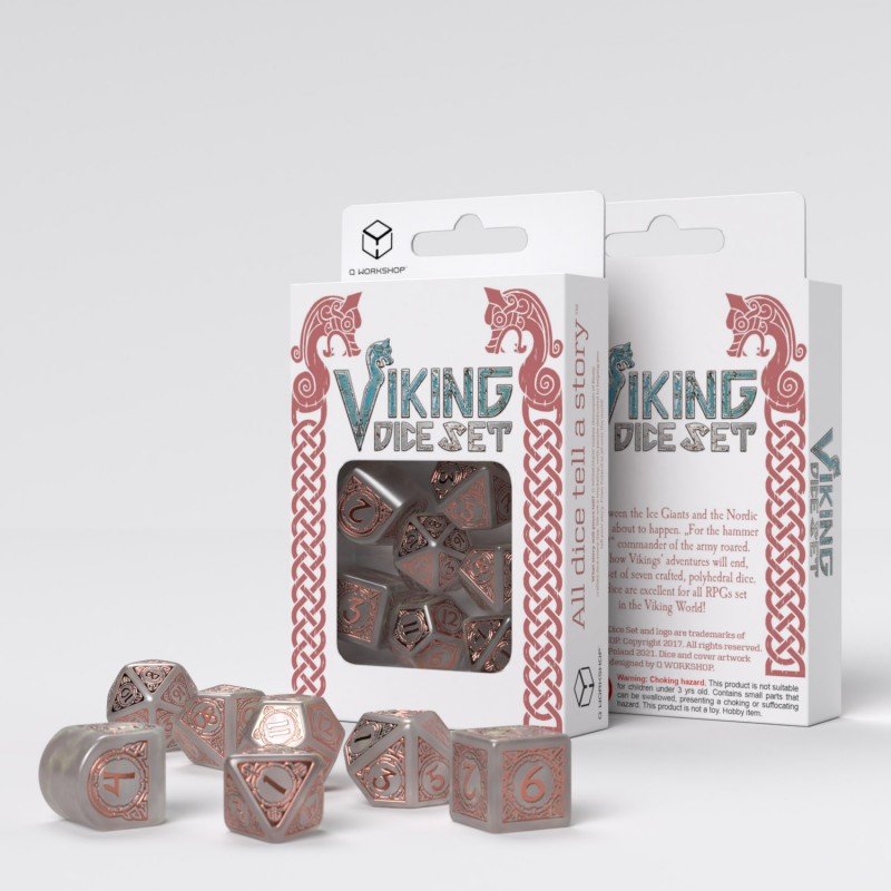 Dice Set Viking Modern Niflheim - Q-Workshop