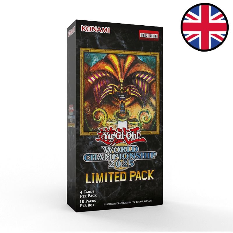 Display of 10 Limited Pack World Championship 2025 Boosters - Yu-Gi-Oh! FR