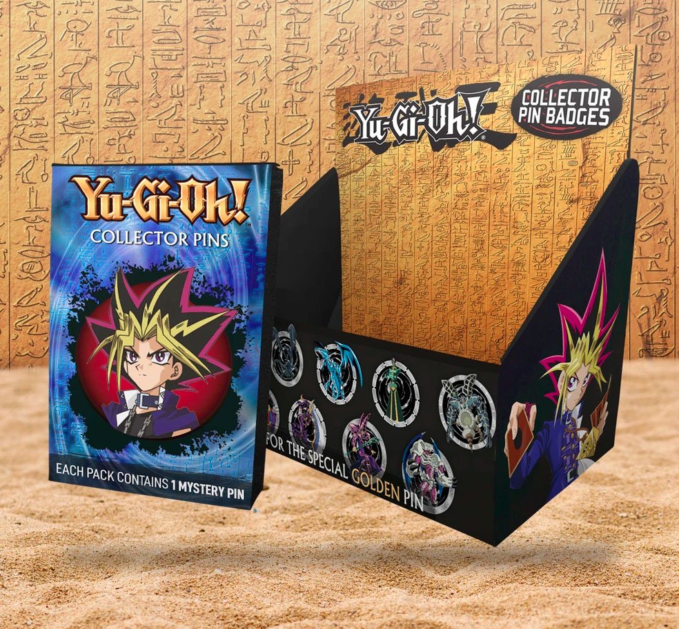 Boîte de 12 Pin's collector mystères - Yu-Gi-Oh!