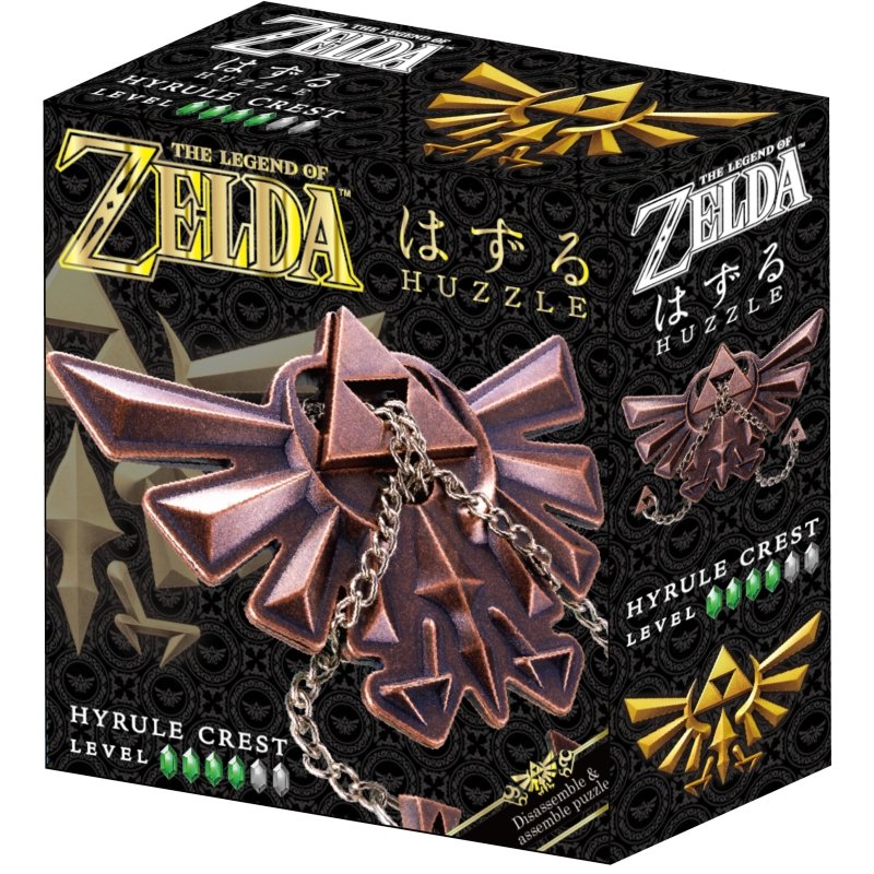 Hanayama - Zelda Hyrule Crest - Metal Brain Teaser Puzzle Lvl4
