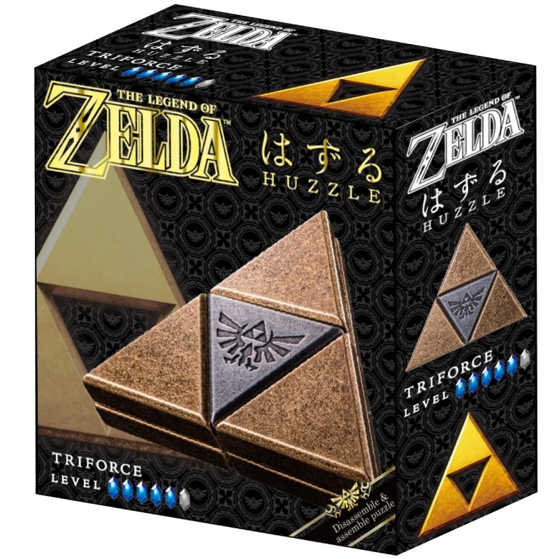 Hanayama - Zelda Triforce - Metal Brain Teaser Puzzle Lvl5