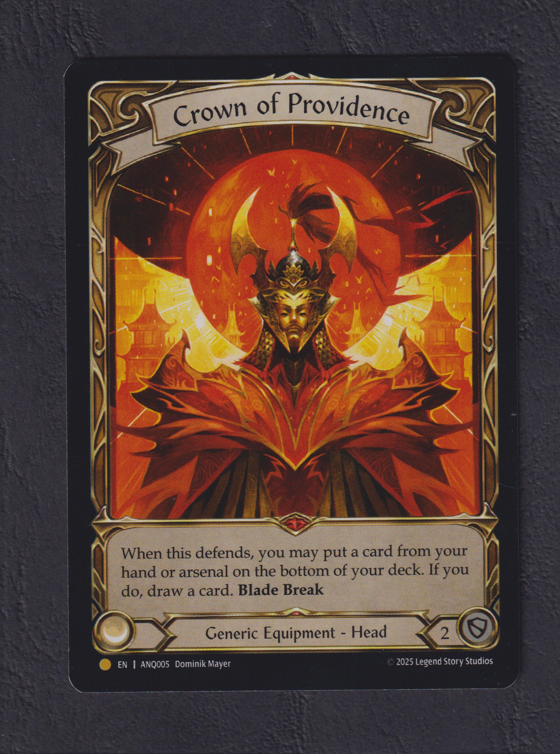 Crown of Providence - Flesh and Blood card (46693) | Playin