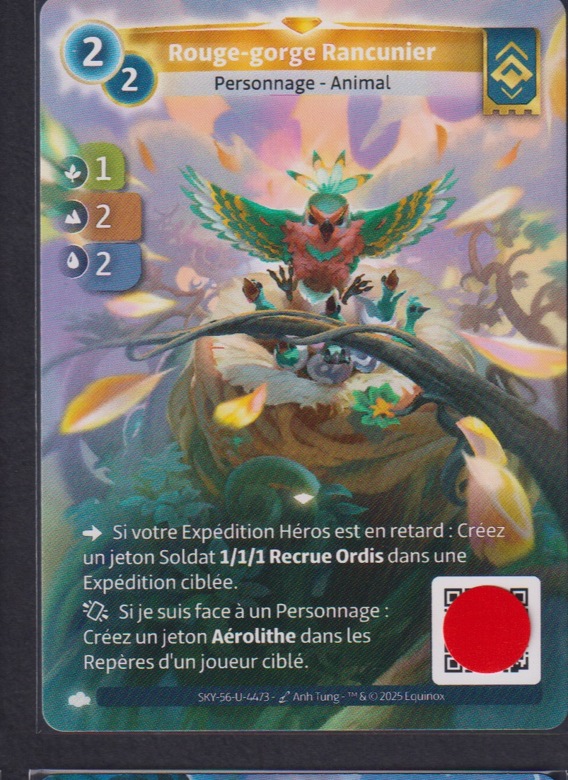 Rouge-gorge Rancunier - F Ordis