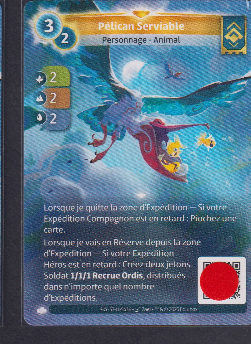 Pélican Serviable - F Ordis