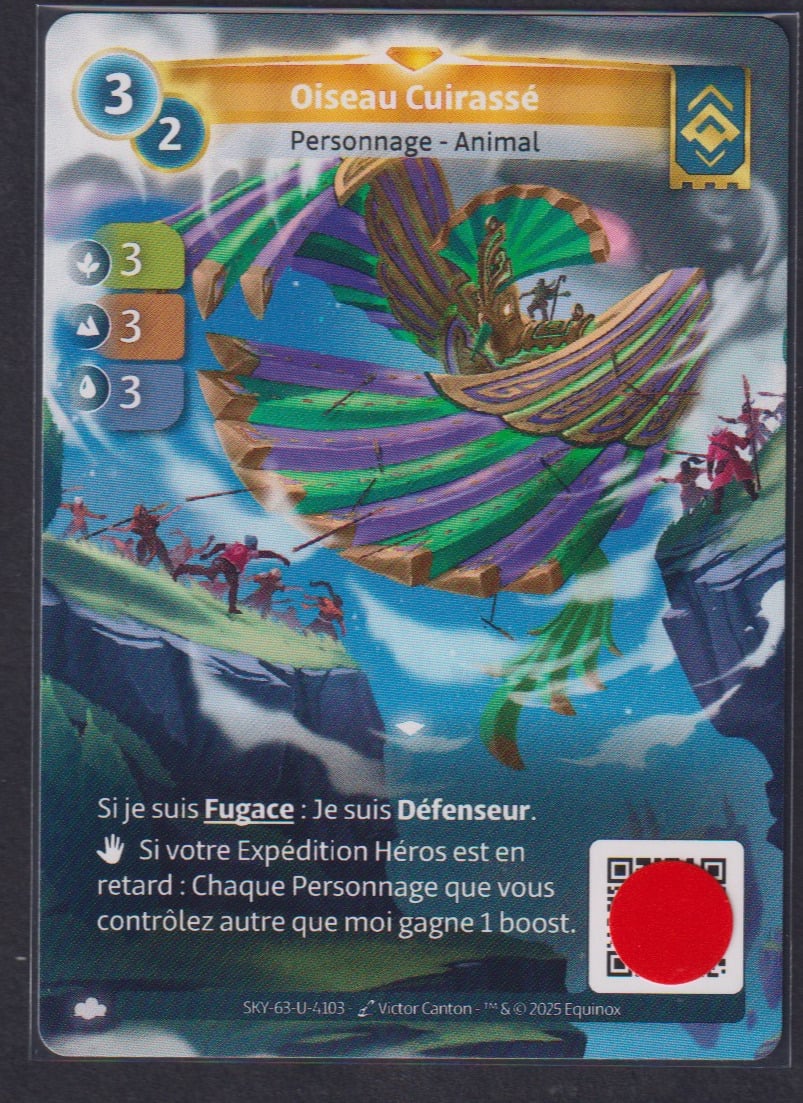Oiseau Cuirassé - F Ordis