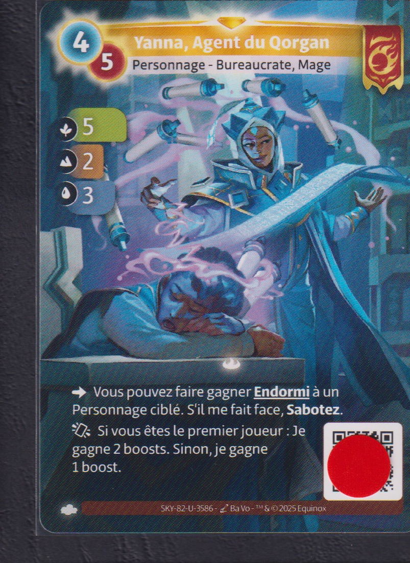 Yanna, Agent du Qorgan - F Bravos