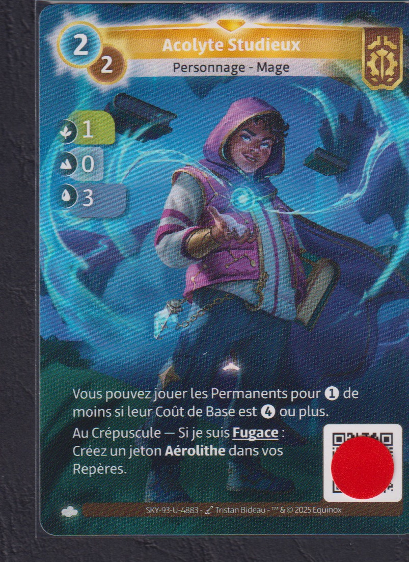 Acolyte Studieux - F Axiom