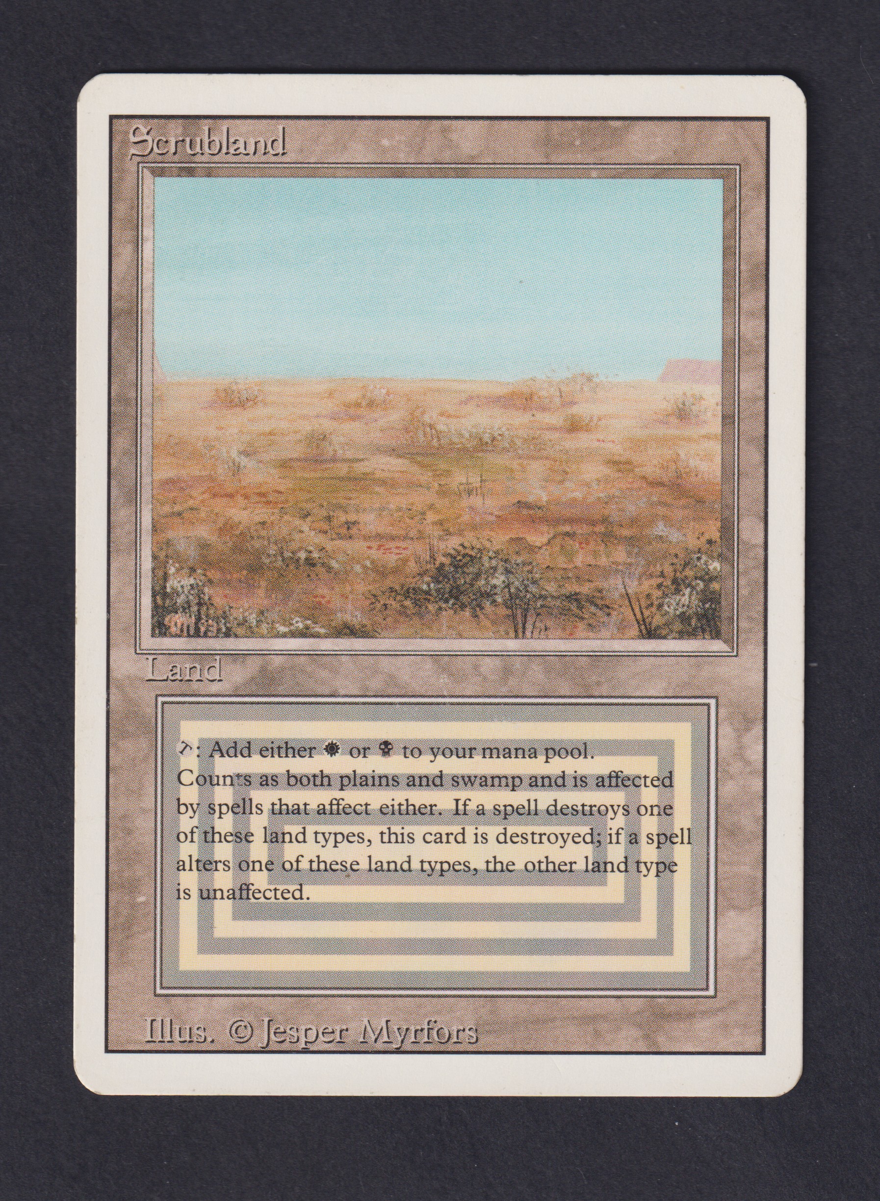 Scrubland - Magic card (8384) | Playin