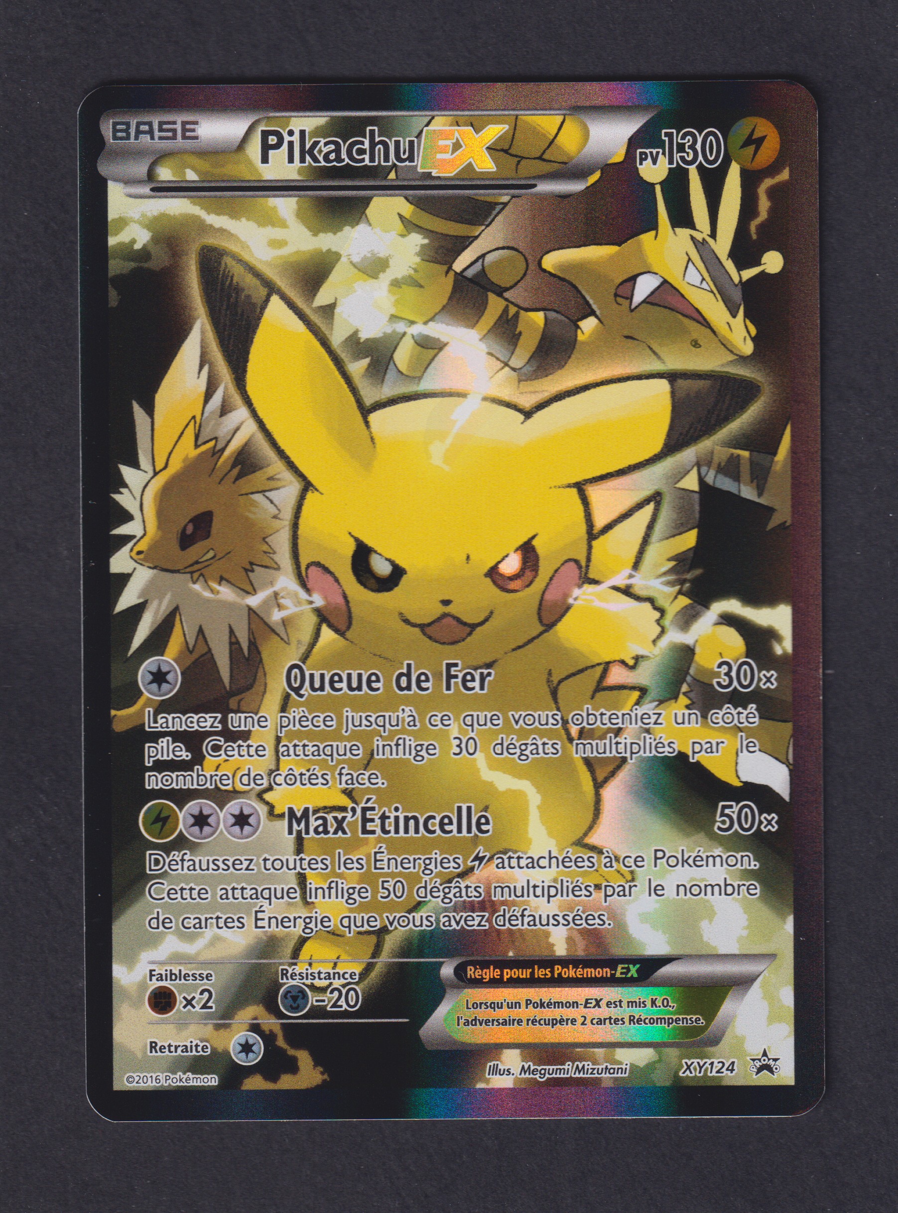 Pikachu EX (XYPR XY124) - Pokémon card (80059) | Playin