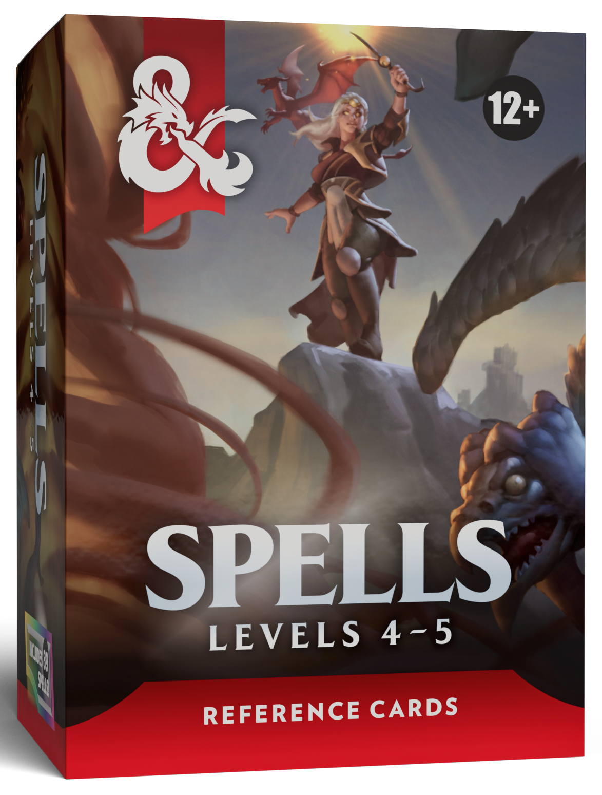 Donjons & Dragons 5e Ed 2024 - Cartes de référence de Sorts - Niveaux 4-5 VO
